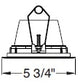 Juno Aculux Recessed Lighting 5302BHZ-WH-SF (4DBV BD WHSF WET) 4 inch LED Lensed Bevel Trim, Self Flanged, White Finish
