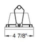 Juno Aculux Recessed Lighting 5307BHZ-BL-FM (4DBV BD BLFM) 4 inch LED Bevel Trim, Flush Mount, Black Finish