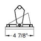 Juno Aculux Recessed Lighting 5308BHZ-BL-FM (4ABV BD BLFM) 4 inch LED Adjustable Bevel Trim, Flush Mount, Black Finish