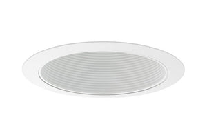 Juno Aculux Recessed Lighting 624W-WH 5-5/8" Line Voltage Deep Downlight,  White Baffle, White Trim
