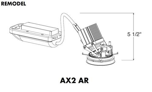 Juno Aculux AX2 AR 12LM 27K 90CRI 24D FPC 120 Recessed Lighting 2 inch LED Remodel Standard Adjustable Housing 1000 Lumens, 2700K Color Temperature, 90 CRI, Narrow Flood Beam, 120V Dimmable Light