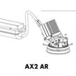 Juno Aculux AX2 AR 12LM 30K 90CRI 45D ZT MVOLT Recessed Lighting 2 inch LED Remodel Standard Adjustable Housing 1000 Lumens, 3000K Color Temperature, 90 CRI, Wide Flood Beam, 120-277V 0-10V Dimmable Light