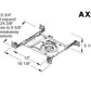 Juno Aculux AX2 D 08LM 27K 90CRI 24D FPC 120 Recessed Lighting 2 inch LED New Construction Standard Housing 700 Lumens, 2700K Color Temperature, 90 CRI, Narrow Flood Beam, 120V Dimmable Light 
