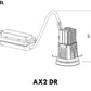 Juno Aculux AX2 DR 12LM 40K 80CRI 18D ZT MVOLT Recessed Lighting 2 inch LED Remodel Standard Housing 1000 Lumens, 4000K Color Temperature, 80 CRI, Spot Beam, 120-277V 0-10V Dimmable Light