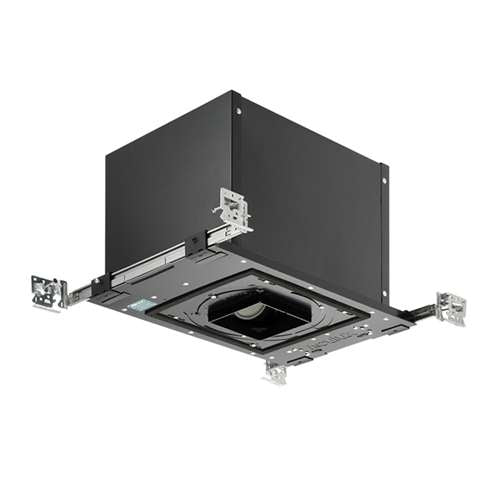 Juno Aculux AX3SQ A 10LM WDTW 90CRI 26D DMXR 277 Recessed Lighting 3 inch non IC LED New Construction Square Adjustable Housing, WarmDim (1800K-3000K) and Tunable White (2000K-4350K), 1000 Lumens, 90 CRI, 26 Degree Narrow Flood, DMX,RDM Driver, 1% Dim, 12