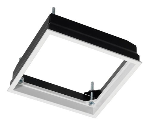Juno Aculux Recessed Lighting FMASQ4-SC138-WH 3 1/4" Square Flush Mount Adapter for 1" to 1-3/8" Thick Ceiling White Finish