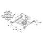 Juno Aculux Recessed Lighting IC210LSQA-840-S-1 2 inch LED New Construction IC Square Adjustable Housing 1200 Lumens, 4000K Color Temperature, 80 CRI, Spot Beam, 120V Dimmable Light