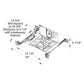 Juno Aculux Recessed Lighting IC408LSQ-827-F-1 3-1/4 inch LED New Construction Adjustable IC Square Housing, 800 Lumens, 2700K Color Temperature, 80 CRI, Flood Beam, 120V, Forward & Reverse Phase Dimming, 5%