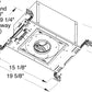 Juno Aculux Recessed Lighting IC49L-930-S-D 3-1/4 inch LED New Construction IC Housing 1000 Lumens, 3000K Color Temperature, 93 CRI, Spot Beam, 120V Lutron Hi-Lume 2-wire Dimmable Light