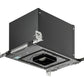 Juno Aculux Recessed Lighting IC49TSQ-W-F-U 3-1/4 inch LED New Construction IC Square Housing 1000 Lumens, Black Body Dimming and Tunable White, 4350K-2000K Flood Beam, 120-277V 0-10V Dimmable Light