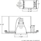 Juno Aculux ICV6-126-32T-DB  Recessed Lighting 6 inch IC CFL TripleTube Housing, with 120V Dimmable Ballast