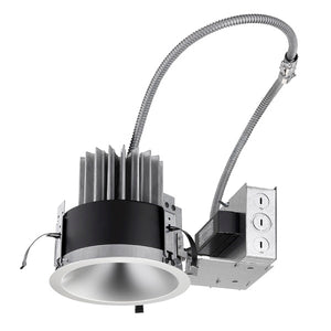 Juno LRM6 15LM 40K MVOLT G4 90CRI GZ1 Indy 6" L-Series Round Remodel Housing, 1500 Lumens, 4000K Color Temperature, 120-277V, Generation 4, 90 CRI, 0-10V Dimming to 1% Min