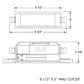 Juno Recessed Lighting PL115 (PL115 120) Fluorescent Outdoor Step Light, 7W/9W CFL Lamp , Housing Only