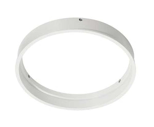 Juno Aculux SFM3/125W Recessed Lighting 3-1/4" Round Flush Mount Adapter for 7/8" to 1-1/4" Thick Ceiling, White Finish