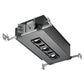 Juno Aculux Recessed Lighting TC210LSQ3A-827-N-U 2 inch 3 Heads LED New Construction Standard Square Adjustable Housing 1000 Lumens, 2700K Color Temperature, 80 CRI, Narrow Flood Beam, 120-277V 0-10V Dimmable Light
