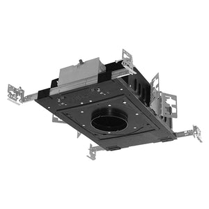 Juno Aculux Recessed Lighting TC420LP-835-N-A (AX3 LPA 20LM 35K 80CRI 24D DALI MVOLT) Low Profile 3-1/4 inch LED New Construction Round Adjustable Non IC Housing, 2000 Lumens, 3500K Color Temperature, 80 CRI, Narrow Flood Beam, 120-277V, DALI Dimming