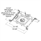Juno Aculux TC420LP-927-F-D (AX3 LPA 20LM 27K 90CRI 35D ECOS2 120) Recessed Lighting Low Profile 3-1/4 inch LED New Construction Round Adjustable Non IC Housing, 2000 Lumens, 2700K Color Temp, 90 CRI, Flood Beam, 120V, Lutron Hi-Lume 2-Wire Dimming, 1%