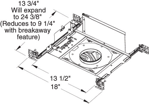 Juno Aculux TC49L-930-S-D  Recessed Lighting 3-1/4 inch LED New Construction Standard Housing 1000 Lumens, 3000K Color Temp, 93 CRI, Spot Beam, 120V Lutron Hi-Lume 2-wire Dimmable Light