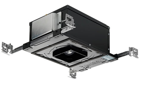Juno Aculux TC49LSQ-840-F-U  Recessed Lighting 3-1/4 inch LED New Construction Standard Square Housing 1000 Lumens, 4000K Color Temp, 85 CRI, Flood Beam, 120-277V 0-10V Dimmable Light