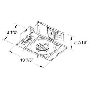 Juno Aculux Recessed Lighting TC949T-W-N-U1 3-1/4 inch LED New Construction Standard Housing 1000 Lumens, Black Body Dimming and Tunable White, 4350K-2000K Narrow Flood Beam, 120V 0-10V Dimmable Light