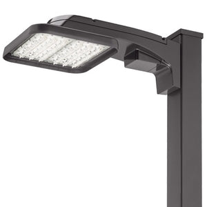 Lithonia KAX1 LED P3 40K R4 MVOLT RPA DDBTXD Area Light 130W P3 Performance Package, 4000K Color, Type 4 Distribution, 120-277V, Round Pole Mounting, Textured Dark Bronze