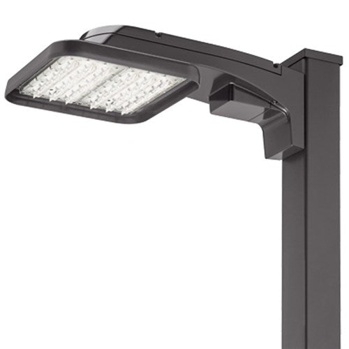 Lithonia KAX1 LED P1 40K R4 MVOLT SPA DDBXD Area Light 50W 4000K Color, Type 4 Distribution, 120-277V Square Pole Mounting, Dark Bronze