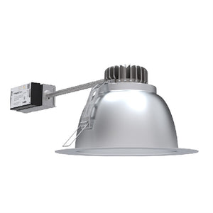 Lithonia LBR10 15LM 40K AR LSS MWD MVOLT UGZ 10" Round Retrofit Downlight, 1500 Lumens, 4000K, Clear Reflactor Color, Semi-Specular Reflector Finish, Medium Wide Distribution, 120-277V, Universal Dimming to 10%