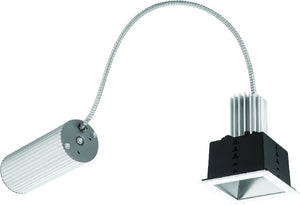 Lithonia LDN3SQ 40/15 MVOLT UGZ10 HSG 3 Inch Square Downlight LED, 4000K Color Temperature, 1500 Lumens, 120-277V, Universal Dimming to 10%, Housing Only