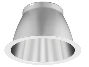 Lithonia LW6AR TRW LS TRIM 6 Inch Round Clear Wallwash Trim, White Reflector Flange, Specular Finish