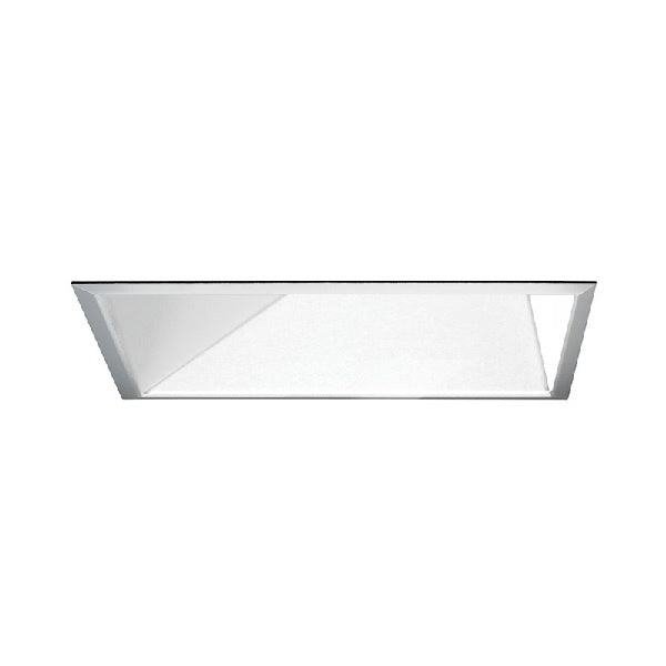 Lithonia LSW6AR TRBL LD TRIM 6 Inch Square Clear Wallwash LED Trim, Black Reflector Flange, Matte Diffused Finish