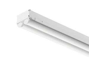 Lithonia MNSL L96 2LL MVOLT GZN 40K 80CRI 8200 Lumens 4000K 8ft LED Strip Light Fixture Frosted Lens 90 Watts 4-Lamp T8 Equal 120-277V