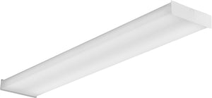 Lithonia SBL4 4000LM 80CRI 40K MIN10 GZT MVOLT E10WLCP 4' Square-Basket LED Wraparound, 4000 Lumens, 80 CRI, 4000K, Dims to 1%, Generic 0-10V Dimming, 120-277V, EM Self-Diagnostic Battery Pack
