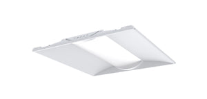 Lithonia STAK 2X2 2000LM 80CRI 50K COL MIN10 ZT MVOLT 2'x2' LED Center Element Lay-In 2000 Lumens, 80 CRI, 5000K Color Temperature, Curved Opal Lens, Dims to 10%, 0-10V Dimming, 120-277V