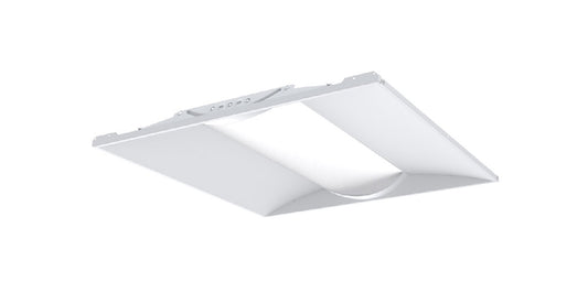 Lithonia STAK 2X2 4000LM 80CRI 50K COL MIN10 ZT MVOLT 2'x2' LED Center Element Lay-In 4000 Lumens, 80 CRI, 5000K Color Temperature, Curved Opal Lens, Dims to 10%, 0-10V Dimming, 120-277V