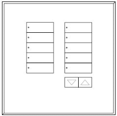 Lutron LFGI-10BRL-F-CWH Architectural International Frameless Style seeTouch Glass 55 Wallplate in Clear Glass with White Paint