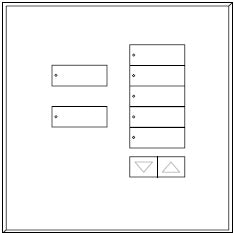 Lutron LFGI-7BRL-F-GWH Architectural International Frameless Style seeTouch Glass 55 Wallplate in Green Glass with White Paint