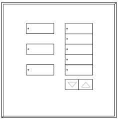 Lutron LFGI-8BRL-F-GWH Architectural International Frameless Style seeTouch Glass 55 Wallplate in Green Glass with White Paint