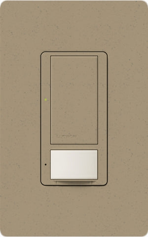 Lutron MS-OPS6M-DV-MS (MS-OPS6M2-DV-MS) Maestro Switch with Occupancy Sensor Dual Voltage 120V-277V / 6A Multi Location in Mocha Stone