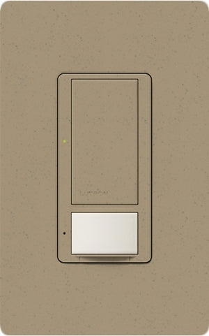 Lutron MS-PPS6-DDV-MS Maestro Dual-circuit Switch with Partial-on Occupancy Sensor, 6A 120V-277V in Mocha Stone