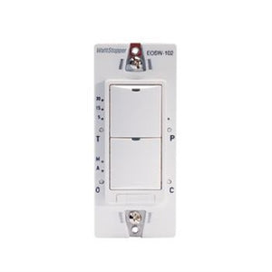 Wattstopper EOSW-102-I RF Dual Relay Switch Receiver, No Neutral, Ivory