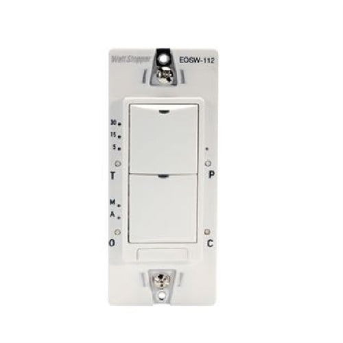 Wattstopper EOSW-112-W RF Dual Relay Switch Receiver, White